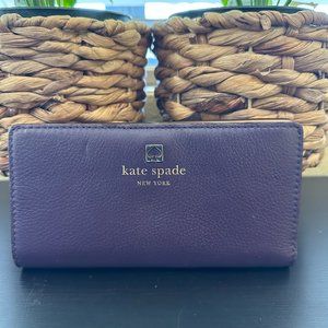 Kate Spade Slim Bi-fold Purple
